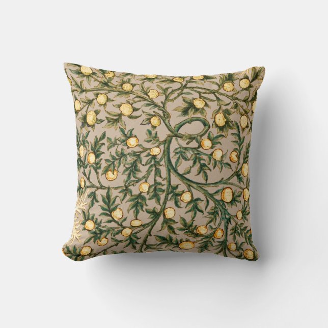 William Morris Blommig Frukt Trädgård Blomma Klass Kudde (Framsida)
