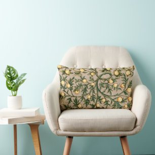 William Morris Blommig Frukt Trädgård Blomma Klass Lumbarkudde