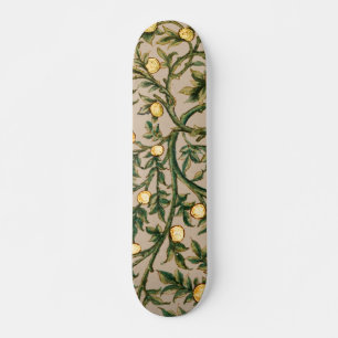 William Morris Blommig Frukt Trädgård Blomma Klass Mini Skateboard Bräda 18,5 Cm
