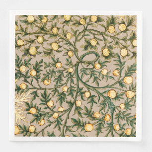 William Morris Blommig Frukt Trädgård Blomma Klass Pappersservett