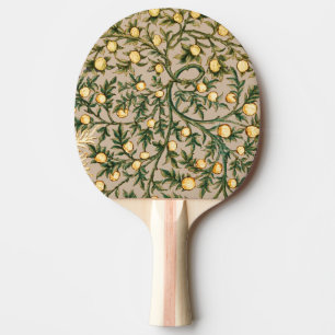 William Morris Blommig Frukt Trädgård Blomma Klass Pingisracket
