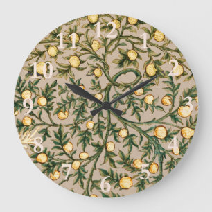 William Morris Blommig Frukt Trädgård Blomma Klass Stor Klocka