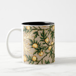 William Morris Blommig Frukt Trädgård Blomma Klass Två-Tonad Mugg