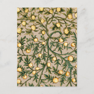 William Morris Blommig Frukt Trädgård Blomma Klass Vykort