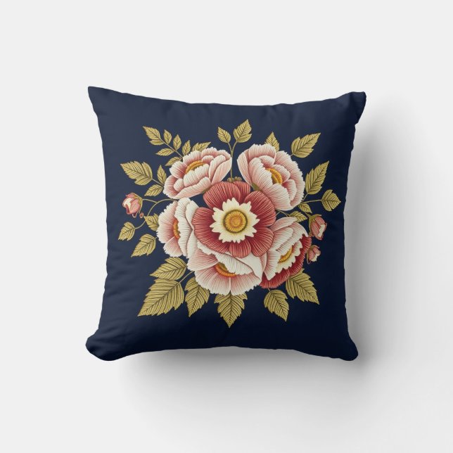 William Morris Blommig Tapetströja Kudd Kudde (Framsida)