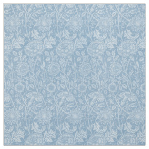 William Morris Blommigt Blue Tyg
