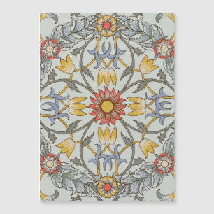 William Morris Blommigt Circle Flower Illustration