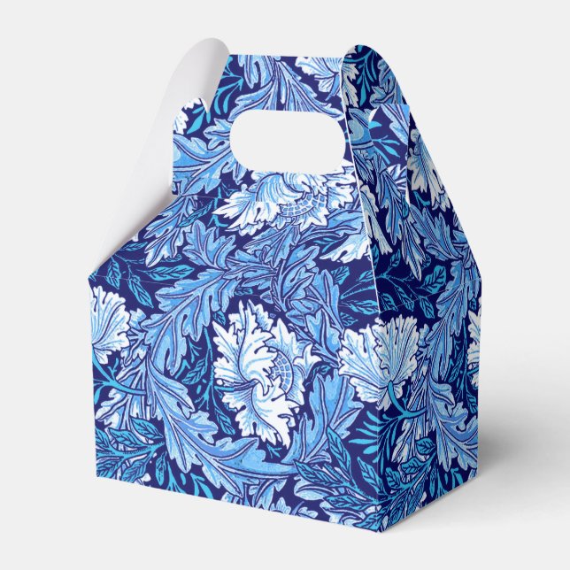 William Morris Blommigt, Cobalt Blue and White Presentaskar (Framsidan Sidan)
