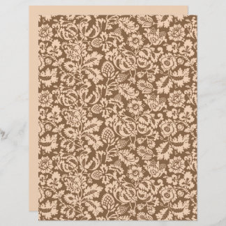William Morris Blommigt Damask, Beige och Taupe Ta