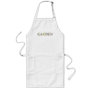 William Morris Blommigt Garden Motto och Ram Långt Förkläde