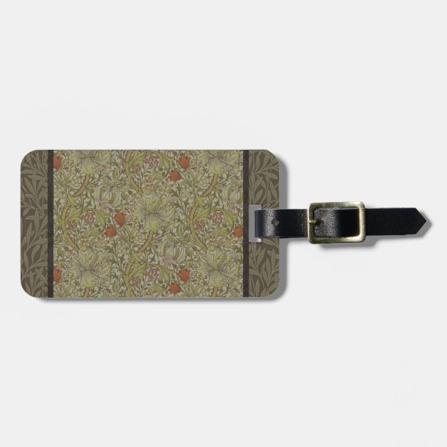 William Morris Blommigt lily willow art print desi Bagagebricka (Horisontell Framsida)