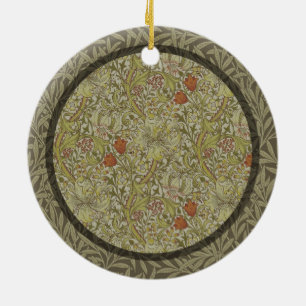 William Morris Blommigt lily willow art print desi Julgransprydnad Keramik