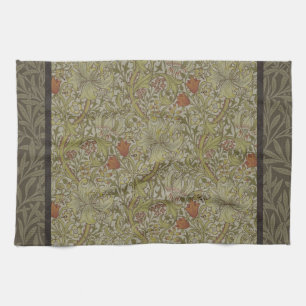 William Morris Blommigt lily willow art print desi Kökshandduk