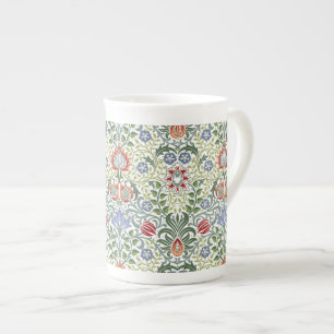 William Morris Blommigt Persian Vintage Mönster Benporslin Mugg