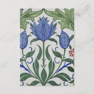 William Morris - Blommigt Tapet Design Tilläggskort