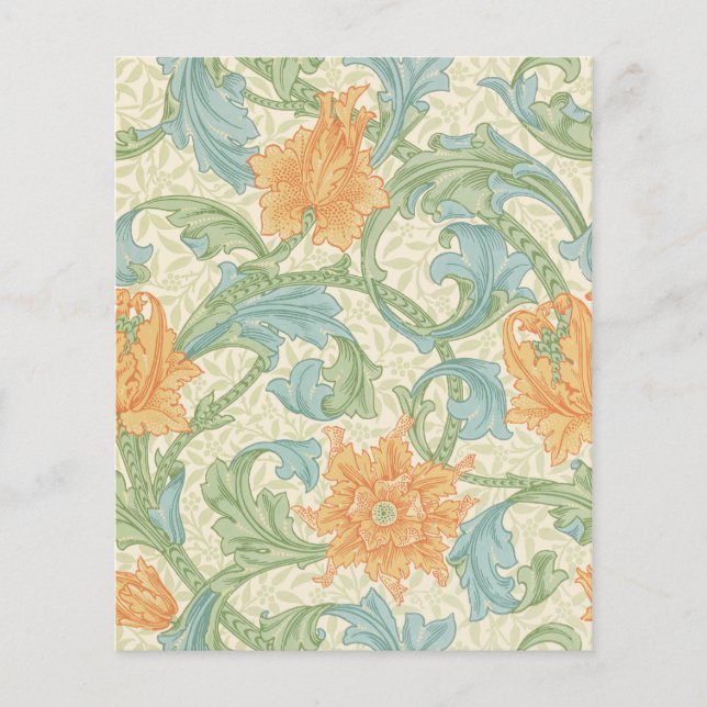 William Morris blommigt tapet Scrapbook papper (Framsida)