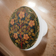 William * Morris Blommigt Träd Wandan