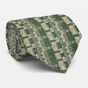 William Morris Blommigt Vintage Art Tulip och Ro Slips