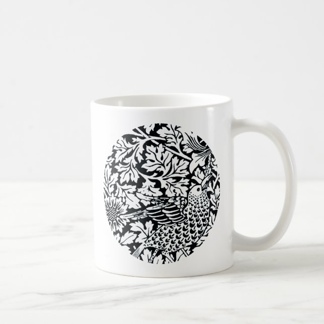 William Morris Blommönster Bird Anenome Kaffemugg (Höger)