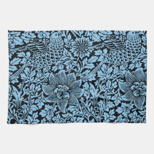 William Morris Blommönster Bird Anenome Kökshandduk
