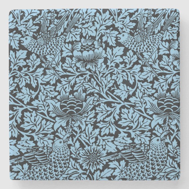 William Morris Blommönster Bird Anenome Stenunderlägg (Framsidan)