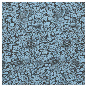 William Morris Blommönster Bird Anenome Tyg