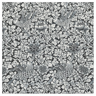 William Morris Blommönster Bird Anenome Tyg