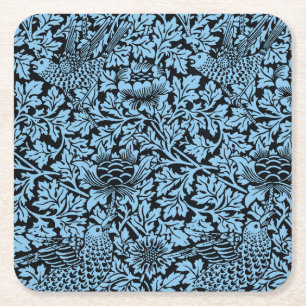 William Morris Blommönster Bird Anenome Underlägg Papper Kvadrat
