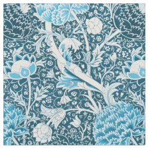 William Morris Blommönster i Blått Pre-Raphaeliter Tyg
