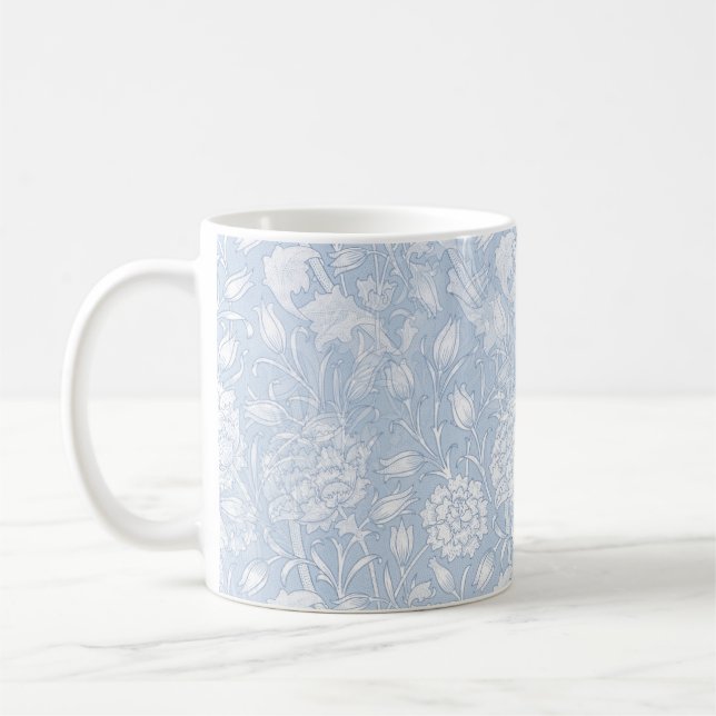 William Morris-Blommönster i Blue Kaffemugg (Vänster)