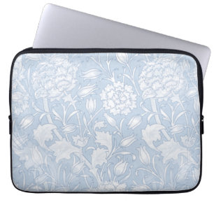 William Morris-Blommönster i Blue Laptop Fodral