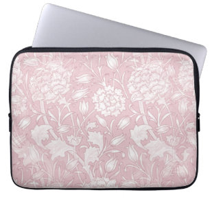 William Morris-Blommönstret i Rosa Laptop Fodral