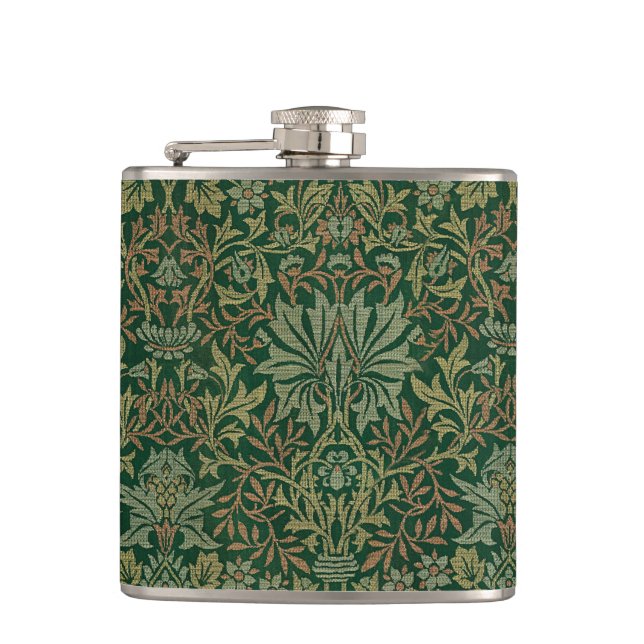 William Morris Blomsterträdgård-Grönt Fickplunta (Framsidan)