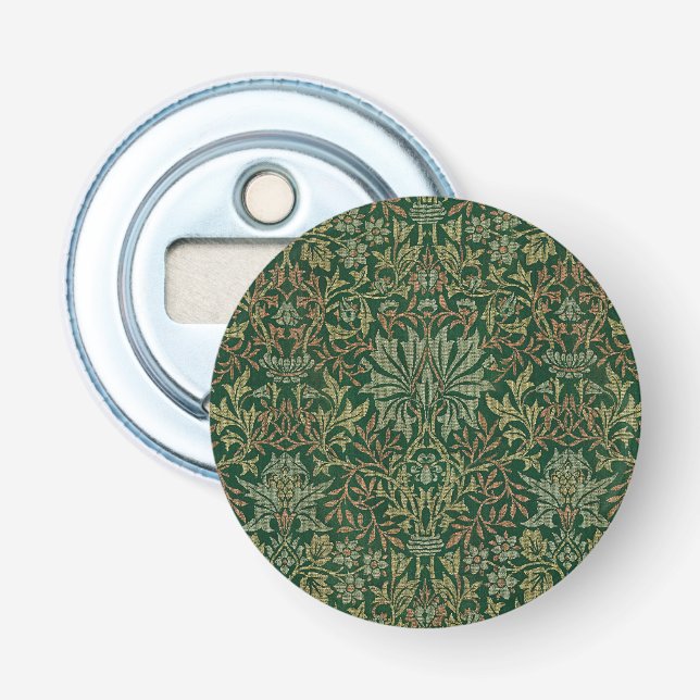 William Morris Blomsterträdgård-Grönt Flasköppnare (Framsidan)