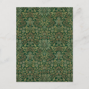 William Morris Blomsterträdgård-Grönt Vykort