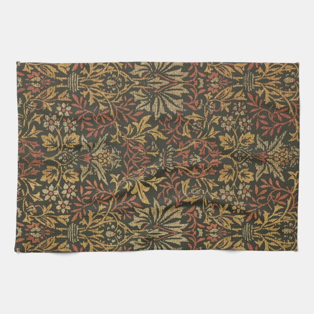 William Morris Blomsterträdgård Tapestry Kökshandduk (Horisontell)