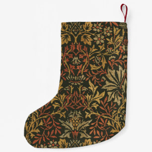 William Morris Blomsterträdgård Tapestry Liten Julstrumpa
