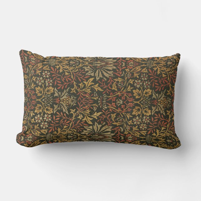 William Morris Blomsterträdgård Tapestry Lumbarkudde (Framsida)