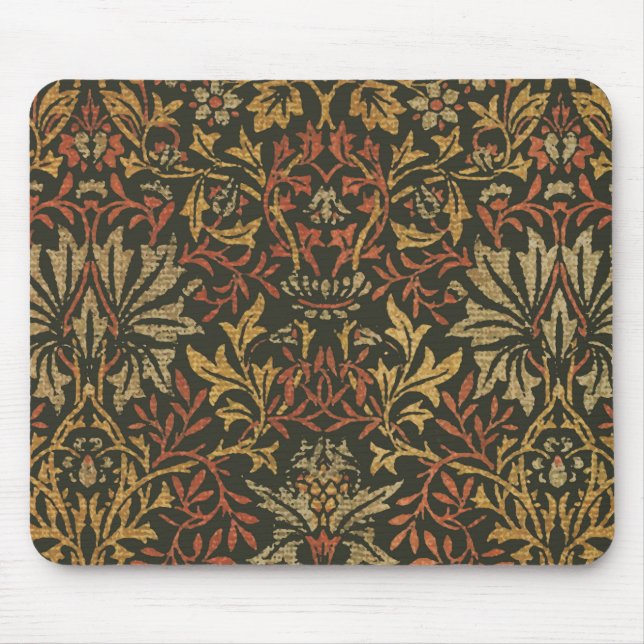 William Morris Blomsterträdgård Tapestry Musmatta (Framsidan)