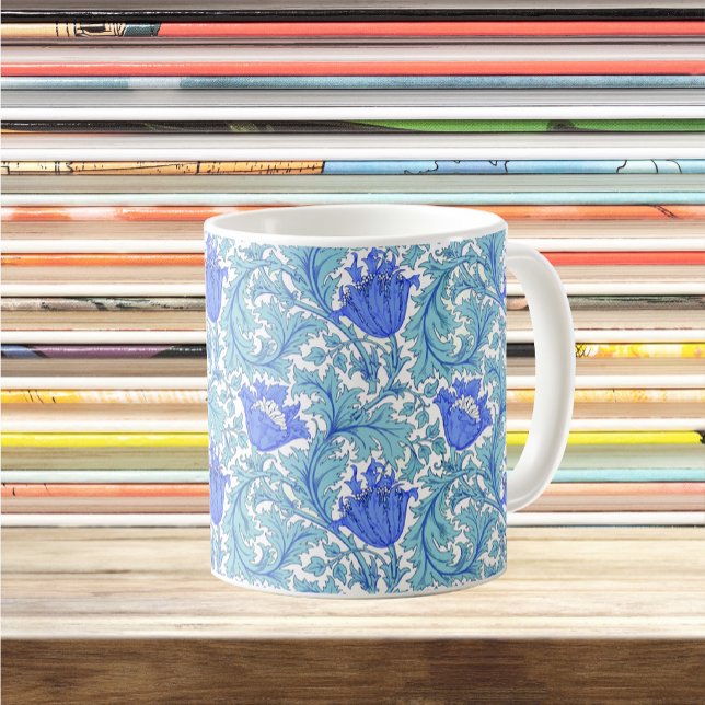 William Morris Blue Anemones Kaffemugg (Skapare uppladdad)