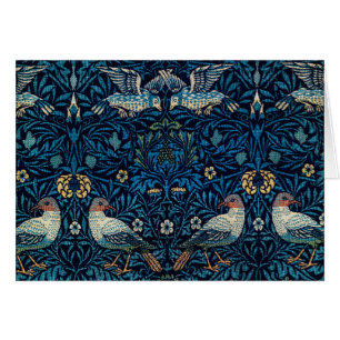 William Morris Blue Birds Tapestry Classic Hälsningskort