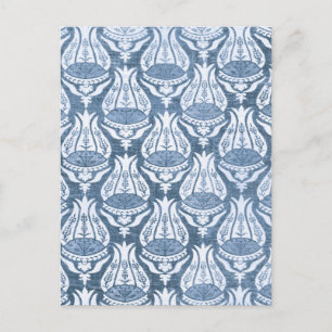 William Morris Blue Blommönster Classic Vykort