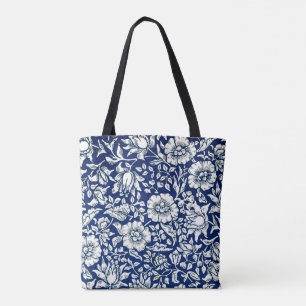 William Morris - Blue Mallow-blommönstret Tygkasse