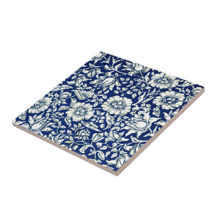William Morris - Blue Mallow Kakelplatta