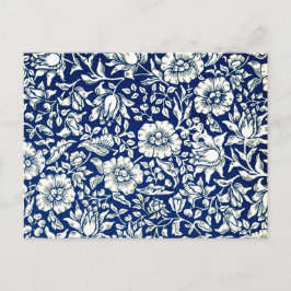 William Morris - Blue Mallow Vykort