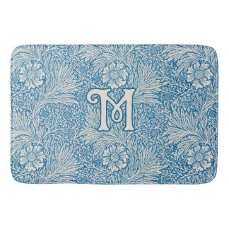 William Morris Blue Marigold Monogram Badrumsmatta