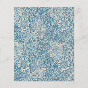 William Morris - Blue Marigold Scrapbook Papper