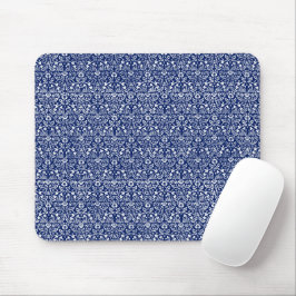 William Morris blue vintage mönster estthetic Musmatta