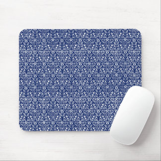 William Morris blue vintage mönster estthetic Musmatta