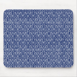 William Morris blue vintage mönster estthetic Musmatta